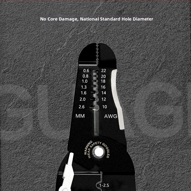 Deli - многофункционални клещи за обелване на проводници, подходящи за електроника и електрически инсталации, рязане и обелване на кабели