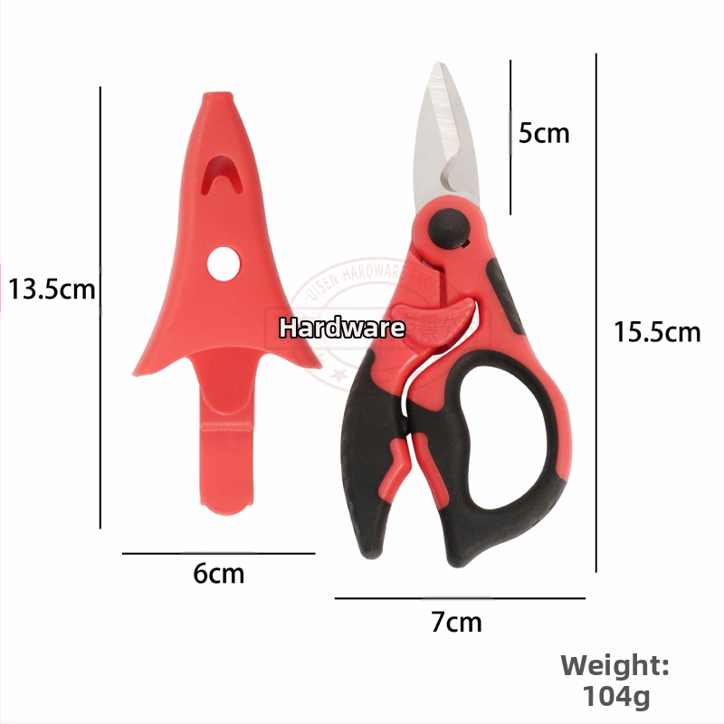 Неръждаеми стоманени многофункционални ножици за електротехници, рязане на ламарина, градинарство и подрязване на клони
