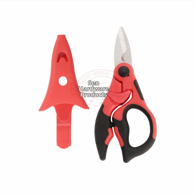 Nerūdijančio plieno daugiafunkcinės žirklės elektrikams, lakštų pjovimui, sodininkystei ir šakų kirpimui