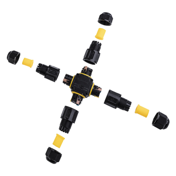 IP68 αδιάβροχος συνδετήρας 2-σε-2 εξόδων για εξωτερικό LED φωτισμό, δοκιμασμένο σε βάθος 20 μ.