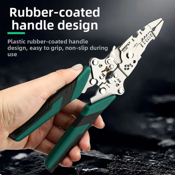 18-u-1 višenamjenski električni kliješt za skidanje izolacije s vodiča, za elektrikare, rezanje i uvijanje žica