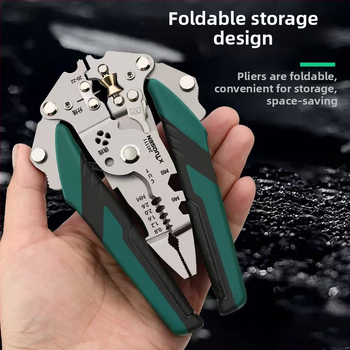 18-u-1 višenamjenski električni kliješt za skidanje izolacije s vodiča, za elektrikare, rezanje i uvijanje žica