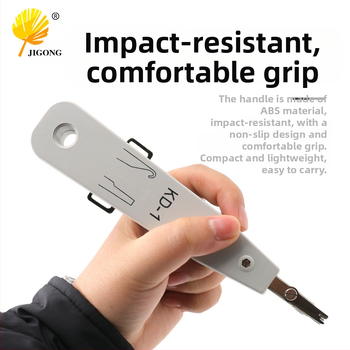 Skup mrežnih alata: rezač žice, kliješta za žice, okvir za distribuciju, konstrukcija od plastike i čelika