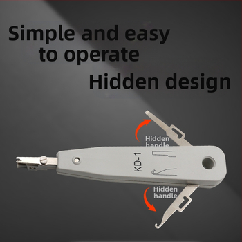 Skup mrežnih alata: rezač žice, kliješta za žice, okvir za distribuciju, konstrukcija od plastike i čelika