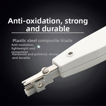 Skup mrežnih alata: rezač žice, kliješta za žice, okvir za distribuciju, konstrukcija od plastike i čelika