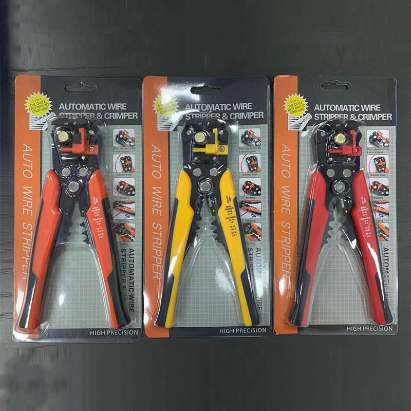 Električarske kliješta – Automatsko uklanjanje izolacije vodiča, Višefunkcionalne kliješte za krimpanje i spajanje, Oštrica od karbonskog čelika, Marka YTH, Otporne na eksplozije