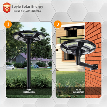 Ηλιακό εξωτερικό LED φως δρόμου για αυλή, IP66 αδιάβροχο, 12–20W, 6V, φωτισμός 6–12 ωρών