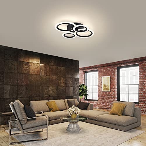 LED lubų šviestuvas – modernus minimalistinis apvalus šviestuvas su akriliniu korpusu ir gaubtu, dengiamas plotas 5–10 m², tarnavimo laikas 30 000 val., modelis CL0019