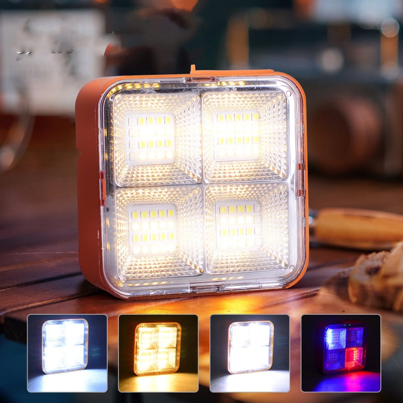 Saulės LED Prožektorius – Nešiojamas avarinis darbo apšvietimas kempingui, Modelis 3375, IP65, LED, veikimo laikas 6–12 val., Tarnavimo laikas 36000 val.