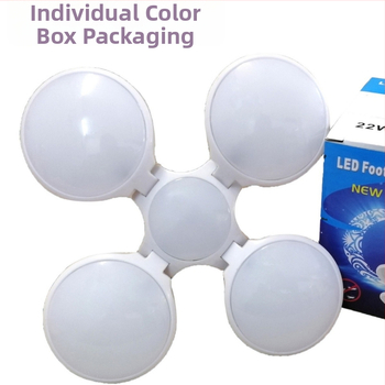 LED φως σε σχήμα μίνι ποδοσφαίρου, σειρά πτυσσόμενης λυχνίας, 28W, 165–265V, δέσμη 360°, E27/B22