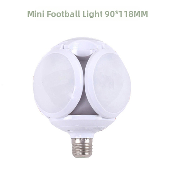 LED φως σε σχήμα μίνι ποδοσφαίρου, σειρά πτυσσόμενης λυχνίας, 28W, 165–265V, δέσμη 360°, E27/B22