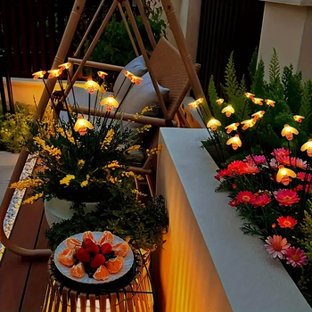 Saulės energijos bitės LED sodo žibintas – lauko kraštovaizdžio apšvietimas, pastoralinis stilius, rankinis jungiklis