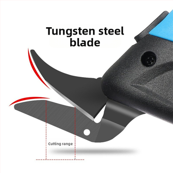 Elektrinės žirklės audiniams ir odai, įkraunama Ličio baterija, įtampa 16,8–21V, gamintojas Wanyu hardware