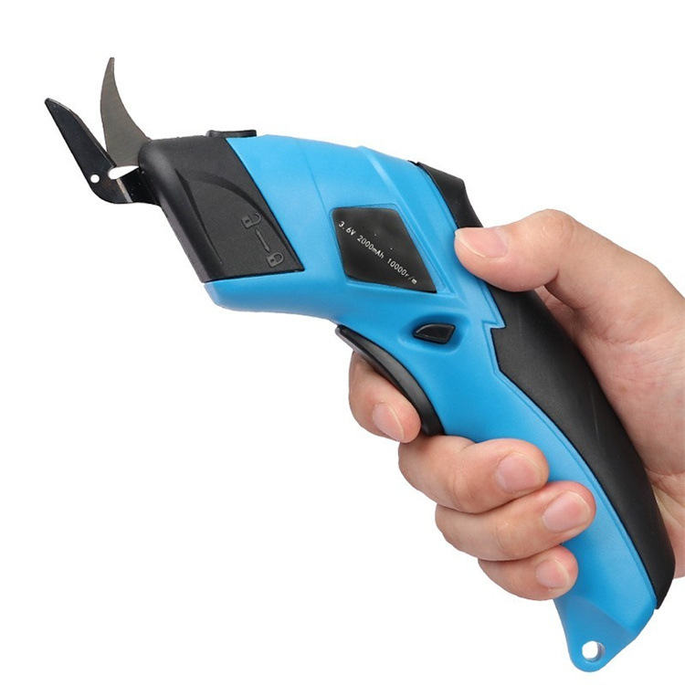 Elektrinės žirklės audiniams ir odai, įkraunama Ličio baterija, įtampa 16,8–21V, gamintojas Wanyu hardware