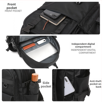 Σακίδιο πλάτης TANGCOOL, ύφασμα Oxford, 20–35L, αδιάβροχο, χωράει 14-ιντσών φορητό υπολογιστή