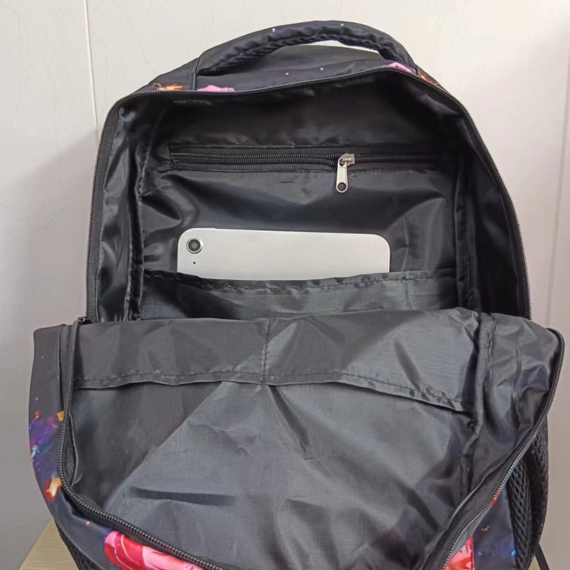 Rucsac cu imprimeu stele - Unisex, pentru uz zilnic, Poliester, curea de umăr curbată