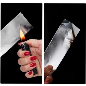 Aliuminio folijos aukštos temperatūros atspari juosta – atspari vandeniui ir pelėsiams, skirta vamzdžių ir stogo sandarinimui; -20°C iki 120°C ilgalaikė, trumpalaikė iki 300°C.