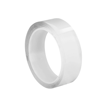 Διπλής όψεως διαφανής ταινία κόλλησης με νανοτεχνολογία, αδιάβροχη, χωρίς κατάλοιπα, βάση PET, υψηλή ιξωτικότητα