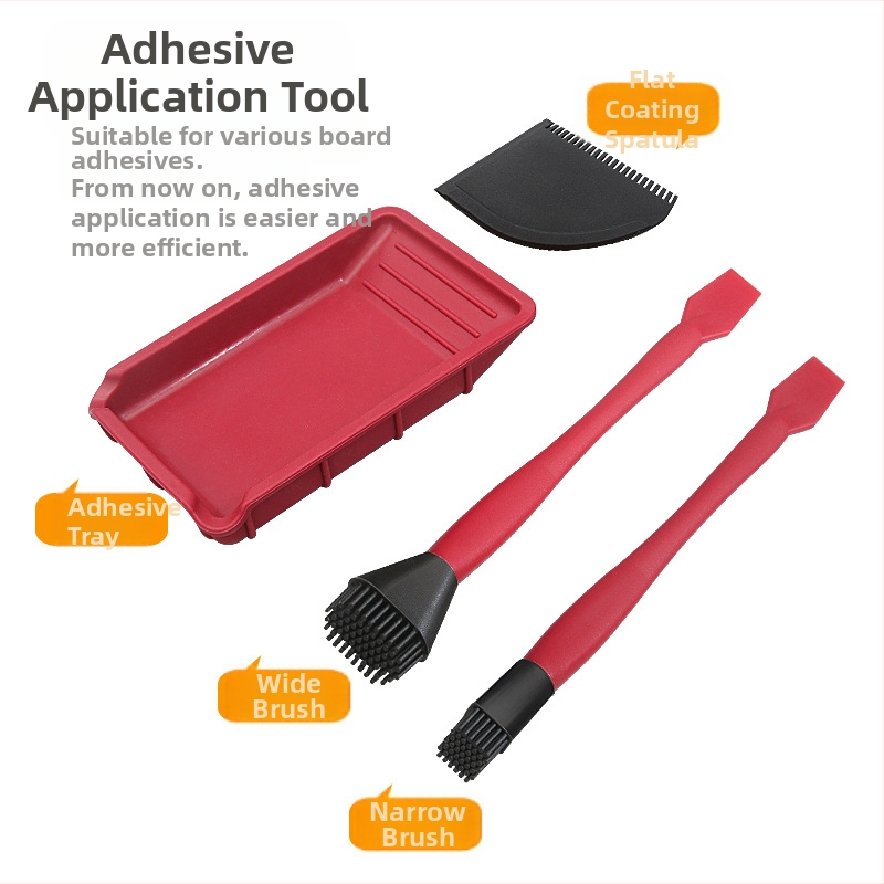 Σετ σιλικονούχων βουρτσών για ξυλουργικές εφαρμογές, κόλλα και λατέξ – Μάρκα: New Wu Tools; Υλικό: Σιλικόνη; Προδιαγραφές: 100-20