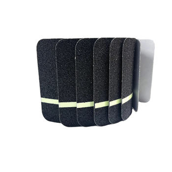 Λαμπερή αντιολισθητική ταινία σκάλας με υψηλής ιξώδους κόλλας πολυουρεθάνης, υπόστρωμα PET/PVC, πάχος 0,83 мм, για προειδοποίηση σε δημόσιους χώρους