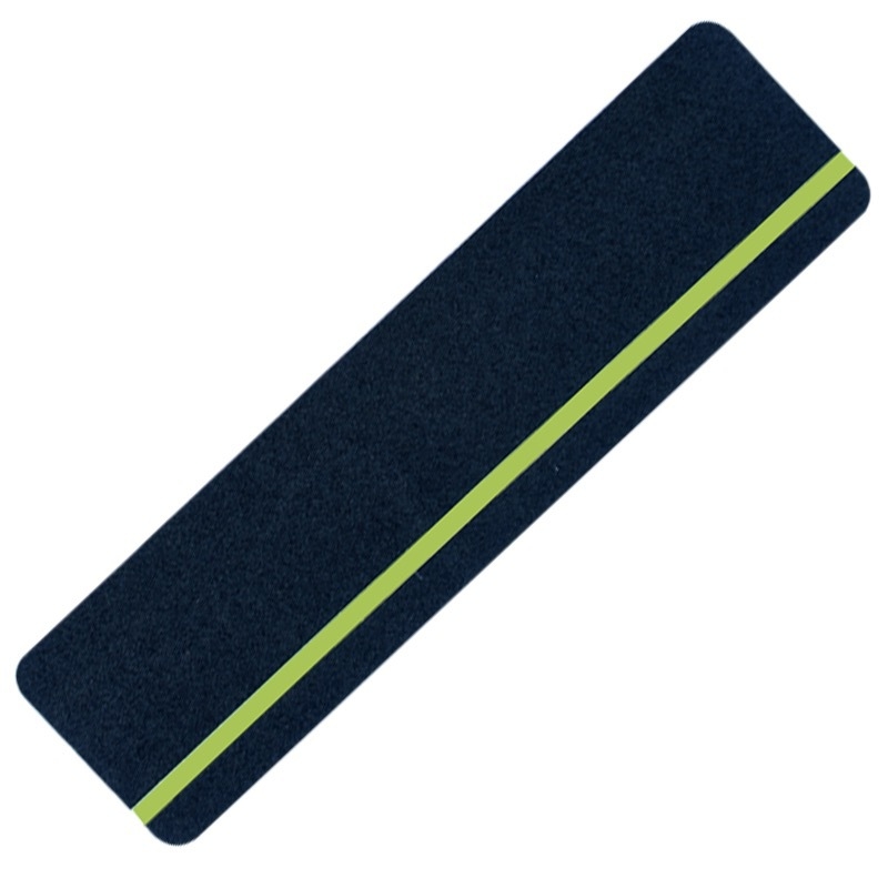 Λαμπερή αντιολισθητική ταινία σκάλας με υψηλής ιξώδους κόλλας πολυουρεθάνης, υπόστρωμα PET/PVC, πάχος 0,83 мм, για προειδοποίηση σε δημόσιους χώρους