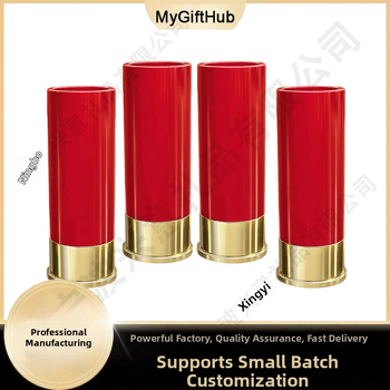 Plastikinė šoto stiklinė spiritams, 45 ml talpa, pritaikytas logotipas, pritaikytas įpakavimas, 4 vnt komplektas