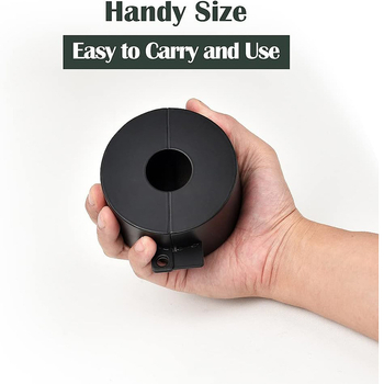 Συσκευή κλειδώματος λαβής πόρτας, μοντέλο Valve lock, καθολική χρήση, ανοξείδωτο ατσάλι, φινίρισμα βαφής με σπρέι