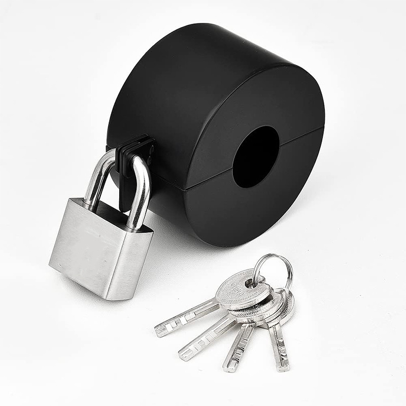 Dispozitiv de blocare a mânerului de ușă, model Valve lock, utilizare universală, oțel inoxidabil, finisaj vopsire cu spray