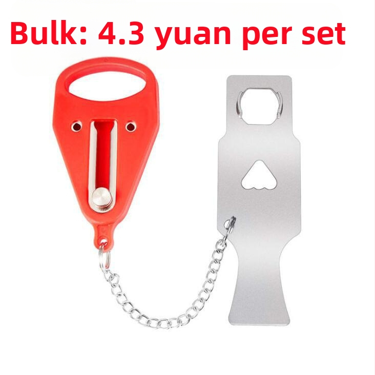 Φορητή κλειδαριά πόρτας, μοντέλο E-type, υλικό σίδηρος, μάρκα CK-56, στυλ μοντέρνο μινιμαλιστικό, οικιακή κλειδαριά