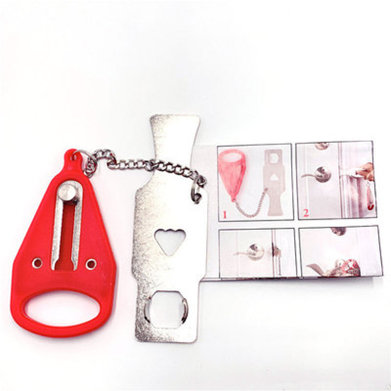 Φορητή κλειδαριά πόρτας, μοντέλο E-type, υλικό σίδηρος, μάρκα CK-56, στυλ μοντέρνο μινιμαλιστικό, οικιακή κλειδαριά