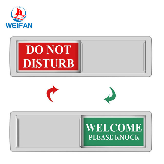 Do Not Disturb DIY διπλής όψεως μαγνητικό για πλυντήριο πιάτων και ψυγείο – συνθετική ρητίνη, απλό στυλ, παραμετροποίηση από τη Weifan
