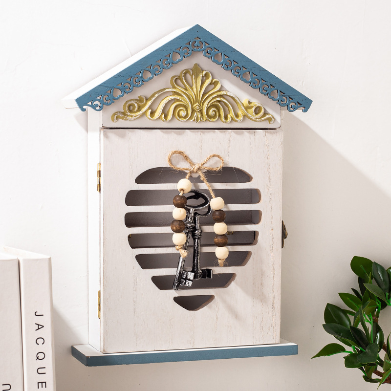 Cutie de chei pentru hol — lemn, montaj pe perete, stil nordic, Kaoka craftsmanship