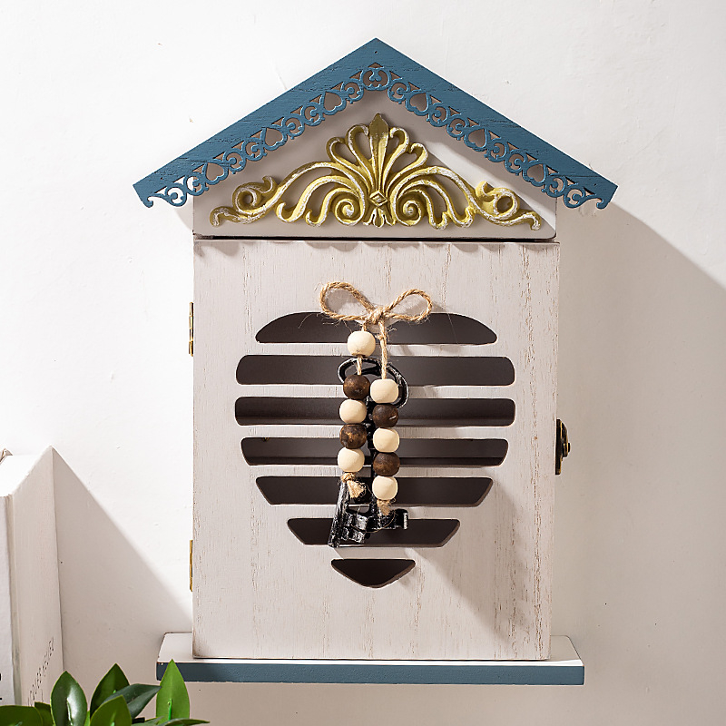 Cutie de chei pentru hol — lemn, montaj pe perete, stil nordic, Kaoka craftsmanship