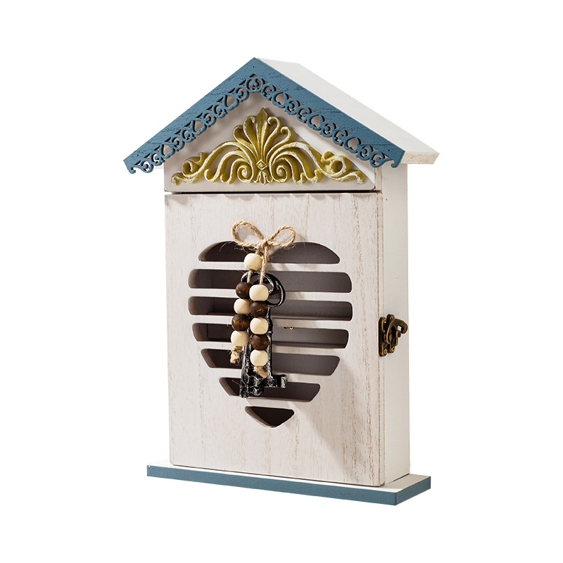 Cutie de chei pentru hol — lemn, montaj pe perete, stil nordic, Kaoka craftsmanship