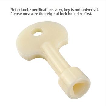 Κλειδαριά καπακιού κάδου απορριμμάτων για εξωτερική χρήση με τριγωνική κλειδαριά και κλειδί με γλώσσα