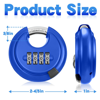 Κλειδαριά τύπου C από ανοξείδωτο ατσάλι, με αντικοπή και συνδυασμό, για αποθήκη και εξωτερική χρήση, πάχος 0,8 εκ, απόσταση 3 εκ.