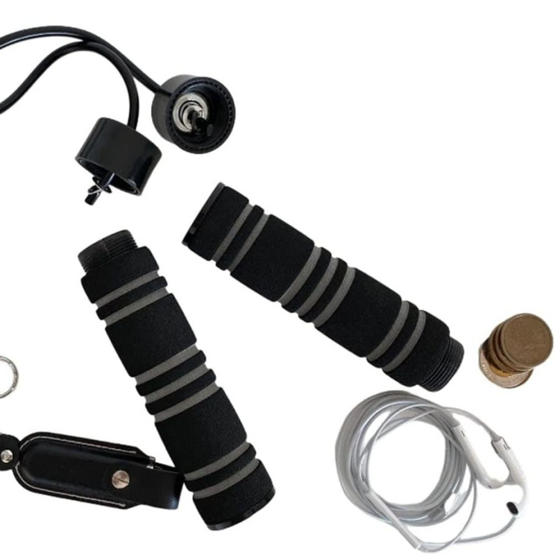 Cutie pentru pastile cu compartiment secret, design camuflaj, capacitate 1L, plastic, Autonomy