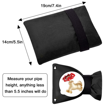 Ārējā krāna izolācijas vāciņš ziemas lietošanai — poliesters, Yiwu Heyi zīmols, moderns minimālisma stils