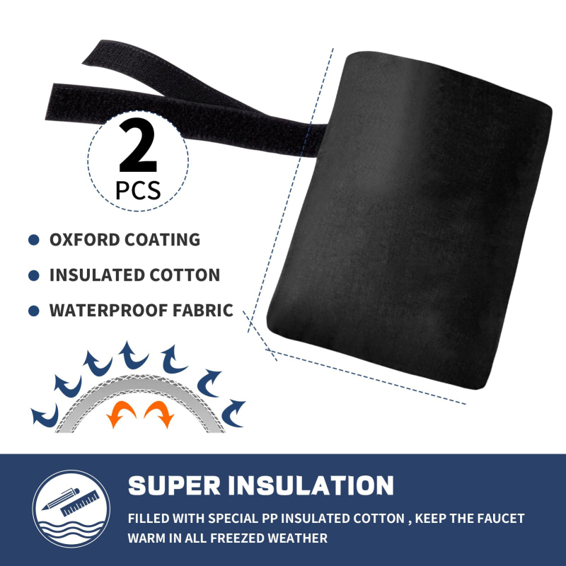 Ārējā krāna izolācijas vāciņš ziemas lietošanai — poliesters, Yiwu Heyi zīmols, moderns minimālisma stils