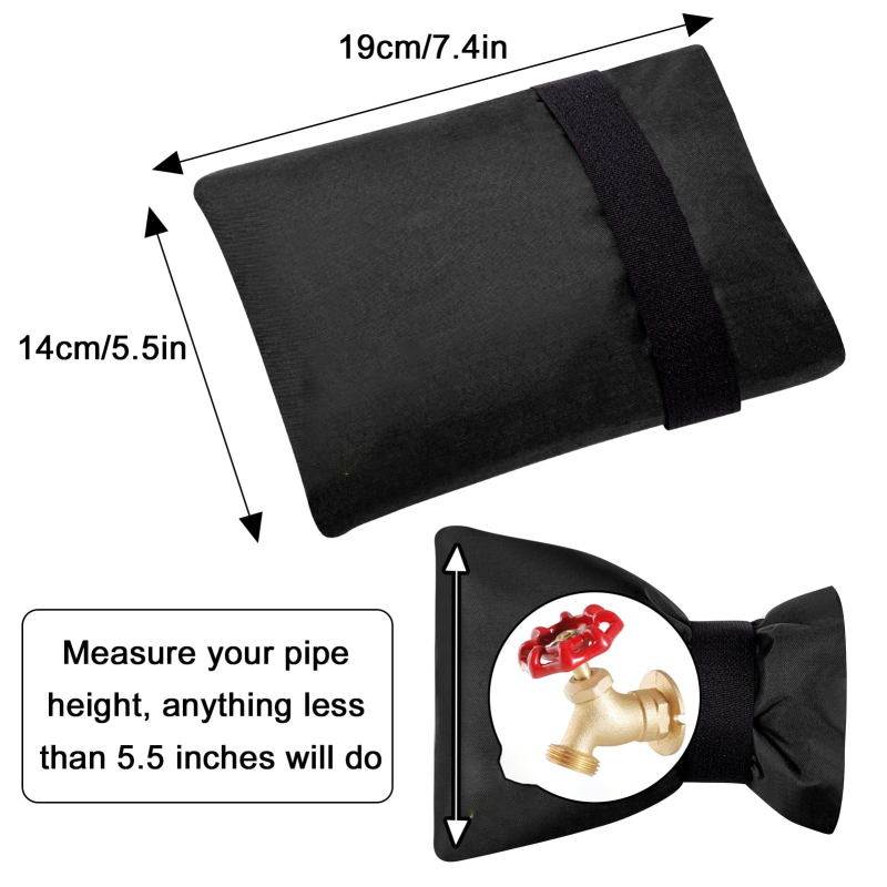 Ārējā krāna izolācijas vāciņš ziemas lietošanai — poliesters, Yiwu Heyi zīmols, moderns minimālisma stils