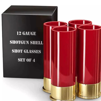 Šovinio formos šotų stiklas – plastmasinis, talpa 1–100 ml, logotipo spausdinimas galimas