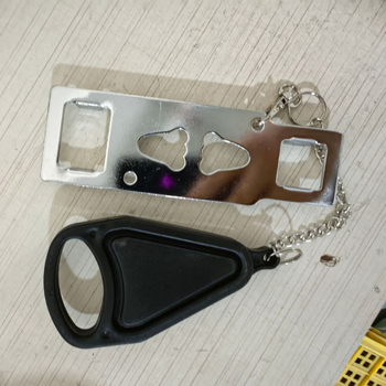 Κλειδαριά ασφαλείας πόρτας – μοντέλο Y-03, υλικό πλαστικό-σίδηρος, ματ φινίρισμα, χειροκίνητος έλεγχος, εγκατάσταση αλυσίδας CT-03