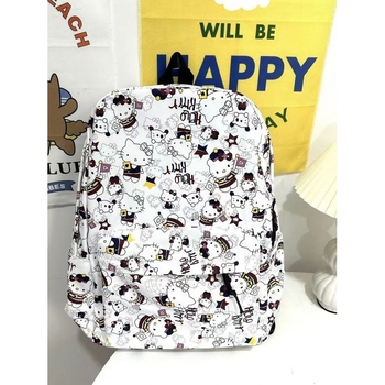 Mokyklinė kuprinė su animaciniu spaudu, poliesterio audinys, nailono pamušalas, užtrauktukas, skirta už kampuso veiklai