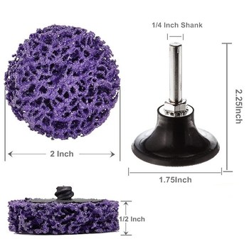 Диамантени дискове за шлайфане за ротационен инструмент — комплект от 22 части за премахване на боя и полиране