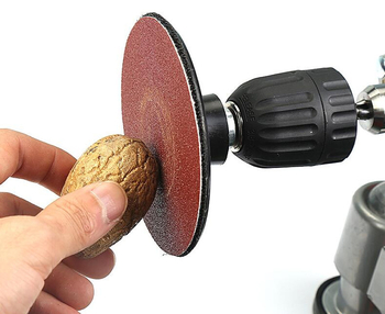 Flokēts smilšu papīrs pulēšanai, 100 gab., diska formā