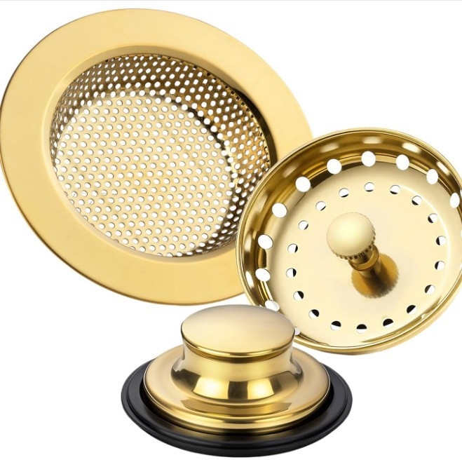 Kapa za odvod otpada u sudoperu s filtrom protiv začepljenja, Materijal 201, Model 112, Specifikacije 112/85, Neto težina 140 g