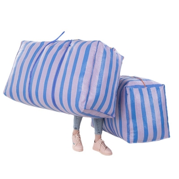 Πλαστική υφαντή σακούλα, πολλαπλής χρήσης, για ταξιδιωτική αποθήκευση παπλωμάτων, ρούχων και άλλων αντικειμένων