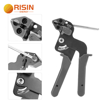 Automatinis SS304 kabelinių jungčių kirpimo ir įtempimo įrankis iš nerūdijančio plieno (anti-slip, taupo jėgas; suderinamas su 304 nerūdijančio plieno kabelinėmis jungtimis; medžiaga: Special Steel; svoris: 0.8)