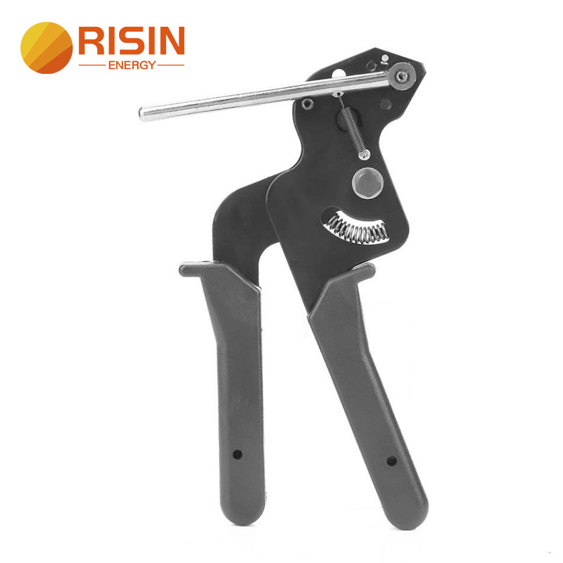 Automatinis SS304 kabelinių jungčių kirpimo ir įtempimo įrankis iš nerūdijančio plieno (anti-slip, taupo jėgas; suderinamas su 304 nerūdijančio plieno kabelinėmis jungtimis; medžiaga: Special Steel; svoris: 0.8)