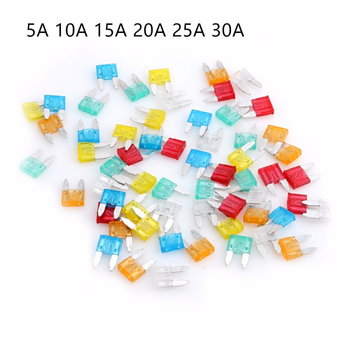 Qian Qi Σετ Ασφαλειών Αυτοκινήτου με μίνι, μικρού μεγέθους και μεσαίες ασφαλειές για αυτοκίνητα και κυκλώματα αναπτήρα